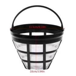 Reusable coffee filter - nylon mesh - washable - for 8-12Coffee filters