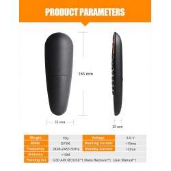 G30S - voice air mouse - smart remote for Android TV BoxMouses