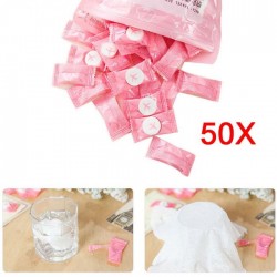 Compressed towel - travel towel - cotton 50 piecesTextile