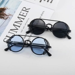 Classic gothic steampunk sunglasses - retro - round frameSunglasses