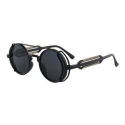 Classic gothic steampunk sunglasses - retro - round frameSunglasses