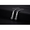 Silver microphone earringsEarrings