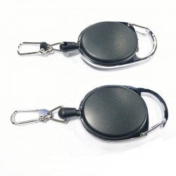 Retractable pull reel - card holder - badge - keyringKeyrings