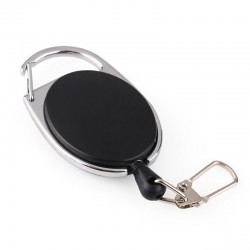 Retractable pull reel - card holder - badge - keyringKeyrings