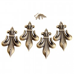 Antique brass - decorative corner protectors for furniture 4 piecesFurniture
