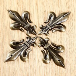 Antique brass - decorative corner protectors for furniture 4 piecesFurniture