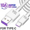 120W 10A - USB to Type C - super fast charging - data cable - for Samsung Xiaomi HuaweiCables