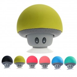 Mini Bluetooth speaker - wireless - with suction cup - mushroom shapeBluetooth speakers