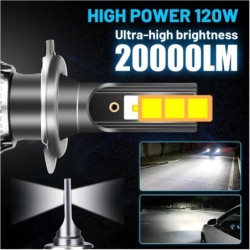 Dualvision LED Headlight - 20000LM 120W - 4300K 6500K 8000K PTFH1