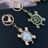 Crystal turtle keychain - pink - white - turquoise - greenKeyrings