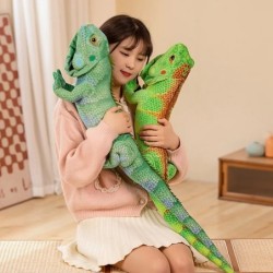 65cm/95cm Chameleon stuffed animal - reptile - soft plushCuddly toys