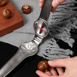 2 in 1 Stainless steel Quick Chestnut opener - Walnut - nut crackerTools