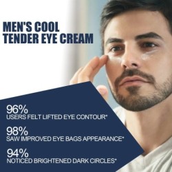 Eye bags remover cream for men - anti dark circles & puffiness - moisturisingSkin