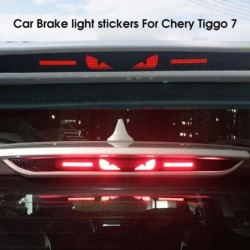 Taillight brake sticker - angry eyes - carbon fiber - protection sticker - for Chery Logo Tiggo 7Stickers