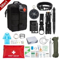 38 in 1 Survival first aid kit - full military set - outdoor gear emergency kitMilitary