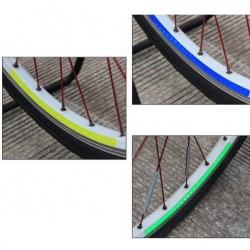 Bicycle wheel rim reflective stickerLights