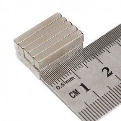 N35 Neodymium magnet - strong block magnet - cuboid 20 * 5 * 3mm 10 piecesN35