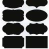 Kitchen Jars Blackboard Stickers 40pcsKitchen