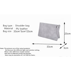 PU Leather Women's clutch envelope bag - handbagHandbags