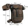 Hip belt - waist - leg - thigh - military canvas bagBags