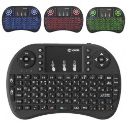 Original i8 With LED Backlight English - Russian Wireless Keyboard Touchpad |Media player