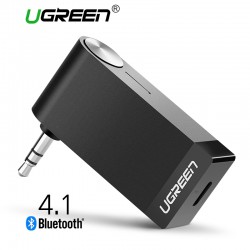 Ugreen Wireless Bluetooth Receiver 3.5mm Jack Audio Music Adapter With MicrophoneCables