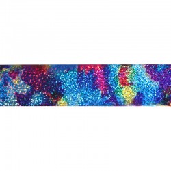 Gradient starry sky - blue holographic paper - foil nail - art sticker - 1mNail stickers