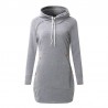 Mini dress with hood - sweaterDresses
