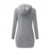 Mini dress with hood - sweaterDresses