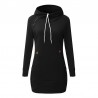 Mini dress with hood - sweaterDresses