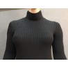 Plus Size High Neck Casual Winter DressPlus