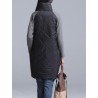 Turtleneck Loose Patchwork Tunic Winter DressDresses