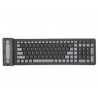 Flexible silicone - foldable - wireless - 107-keys keyboard - Russian - QwertyKeyboards