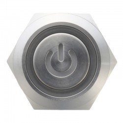 6 Pin 22mm 12V Led light metal push button latching switchSwitches