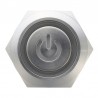 6 Pin 22mm 12V Led light metal push button latching switchSwitches