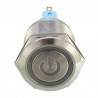 6 Pin 22mm 12V Led light metal push button latching switchSwitches