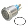 6 Pin 22mm 12V Led light metal push button latching switchSwitches