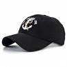 Baseball cap with anchor - cotton - adjustable - unisexHats & Caps