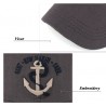 Baseball cap with anchor - cotton - adjustable - unisexHats & Caps