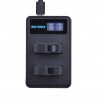 GoPro Hero 5 6 1600mAh Battery LCD Dual USB Charger 2pcsBattery & Chargers