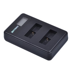 GoPro Hero 5 6 1600mAh Battery LCD Dual USB Charger 2pcsBattery & Chargers