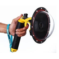 TELESIN 6" Waterproof Case Floating Trigger for GoPro Hero 4 3 3+ Lens Dome Cover HousingAccessories