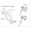 TELESIN 6" Waterproof Case Floating Trigger for GoPro Hero 4 3 3+ Lens Dome Cover HousingAccessories
