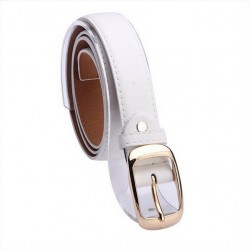 Fashion Metal Buckle Leather BeltBelts