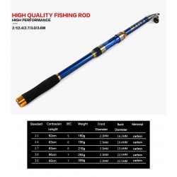 Carbon Fiber Telescopic Sea Fishing RodFishing rods