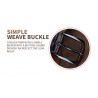 Genuine leather belt with flower motifBelts