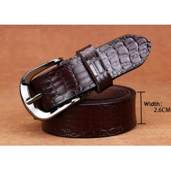 Crocodile design - genuine leather beltBelts