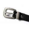 Vintage design double buckle leather beltBelts