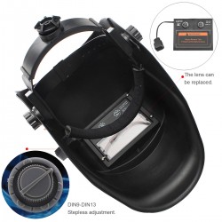 Blue Fire Solar Mask Auto-Darkening Welding HelmetHelmets