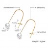 Pearl drop long line elegant earringsEarrings